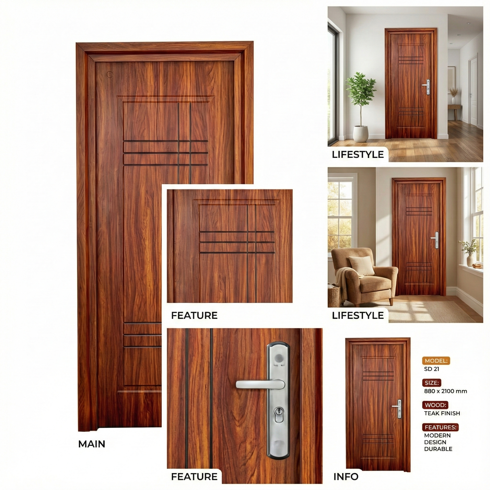 Ultimate Security Steel Door (SD 21)